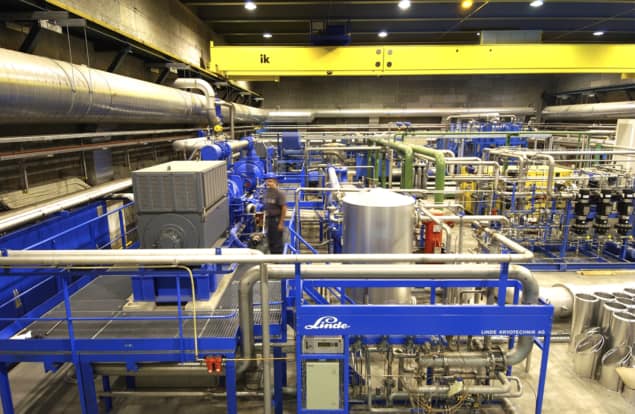 Image of CERN's cryogenic system