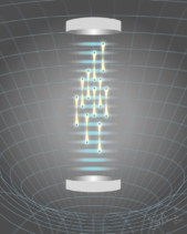 An illustration of the Berkeley group's lattice interferometer
