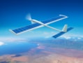 Image of a solar-powered plane