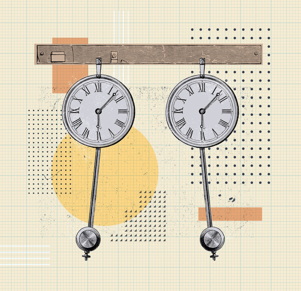 The secret of the synchronized pendulums Physics World