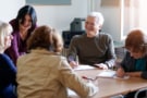 Group of older adults meeting