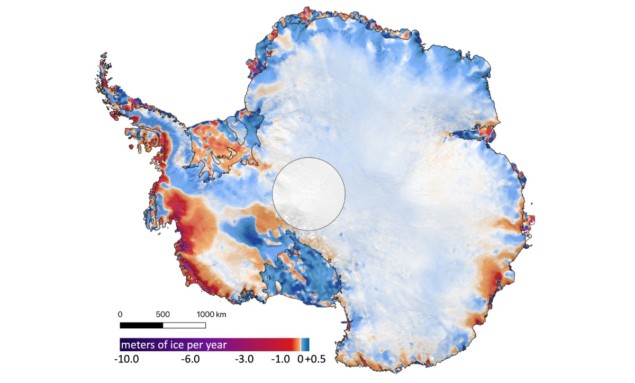 Antarctica ice changes