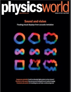 Cover of Physics World June 2020 issue