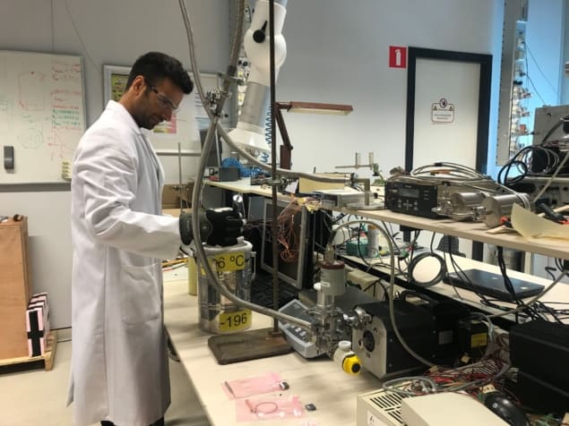 Photo of Sahil Jagga in a laboratory