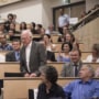 Peter Higgs at CERN