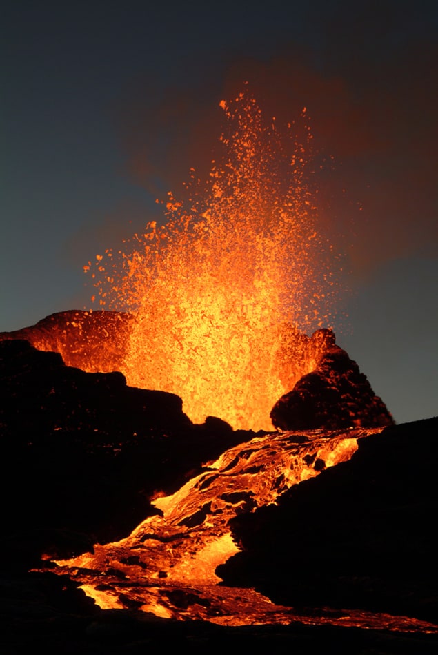 volcano eruption