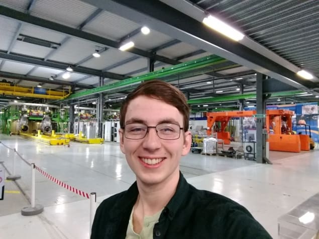 Sam Lavery at CERN