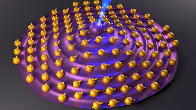 Image: Qubit needle detected in a haystack of nuclear spins