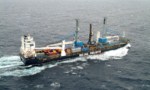 Photo of a ship in motion