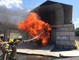 Flashover fire