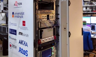 Rack-mounted quantum computer