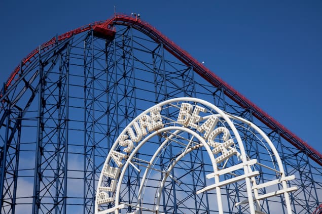 The Big One rollercoaster at Blackpool Pleasure Beach