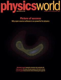 Cover of Physics World September 2021 issue