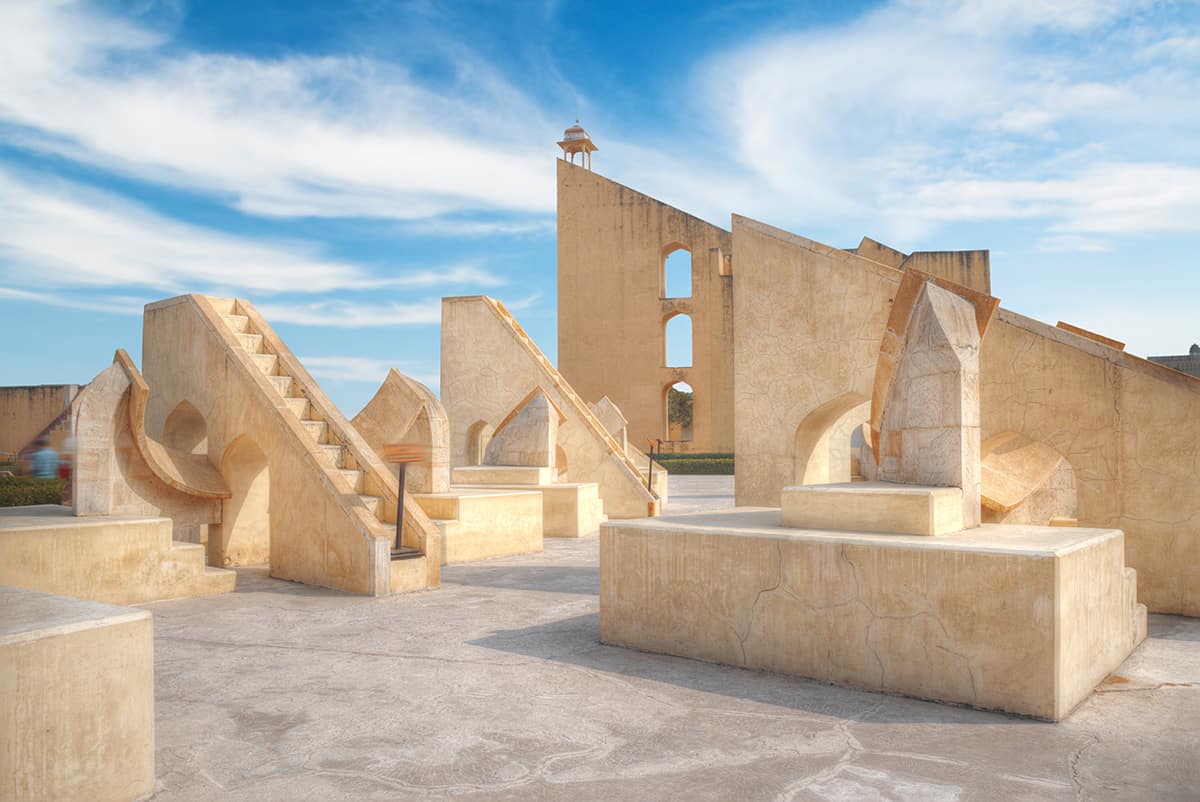 Jantar Mantar observatory in Jaipur India