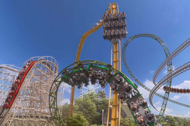 Rides at Liseberg theme park