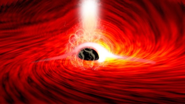 X-ray flares from behind a black hole