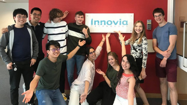 Group of interns at Innovia