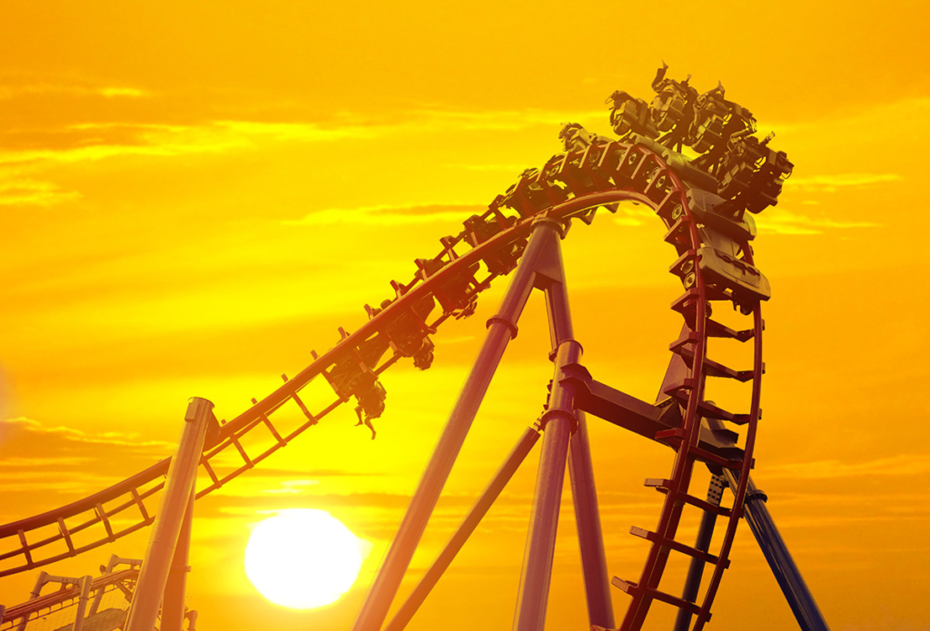 The big dip for theme parks may be over, but bumps expected ahead