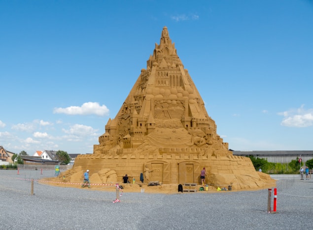 World's tallest sandcastle