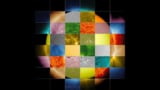 Collage of solar images from NASA's SDO mission