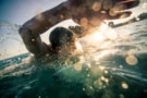 Swimming in the sea