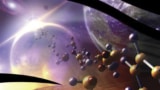 Molecules orbiting an Earth-like planet