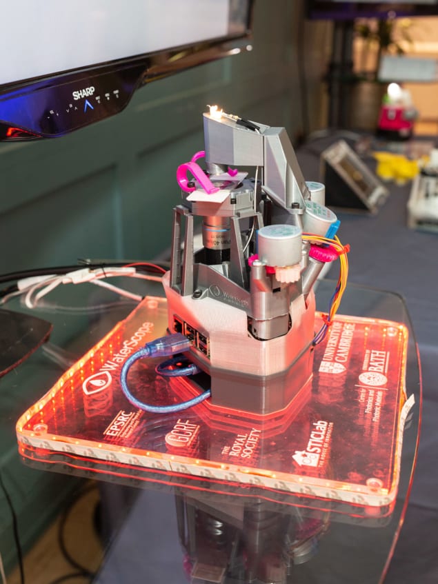 The OpenFlexure microscope adapted for the WaterScope project