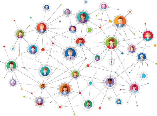 social-network illustration