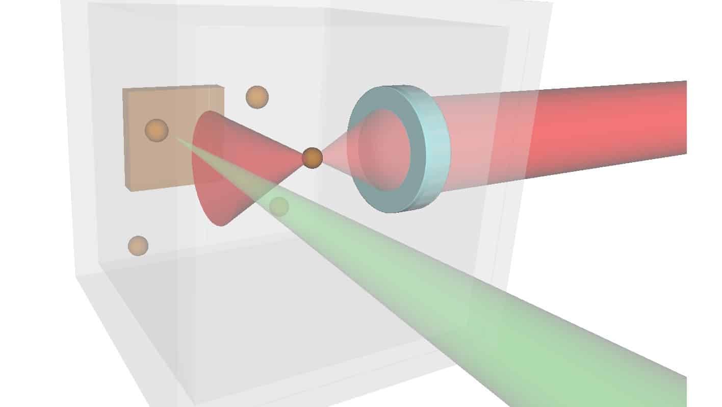 Optical tweezers maintain nanoparticles in superfluid helium – Physics World