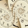 distorted clock faces