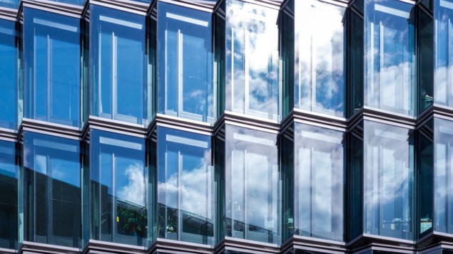Modern glass windows
