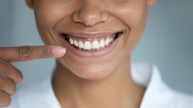 Smiling teeth