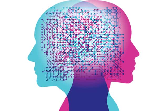 Illustration of neuromorphic computing