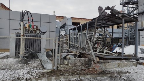 Damage to substation