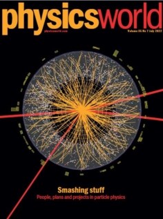 Cover of July 2022 issue of Physics World