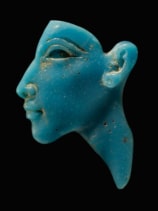 glass face inlay of the pharaoh Akhenaten