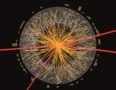 ヒッグス粒子の崩壊のシミュレーション
