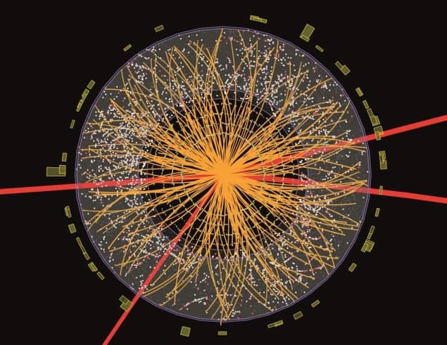 Simulation of the decay of a Higgs boson