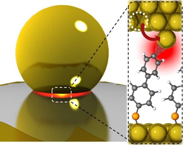 Single atom tractor beam