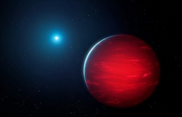 Illustration of a brown dwarf in a binary system