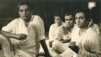 Satyajit Ray with Ravi Sankar
