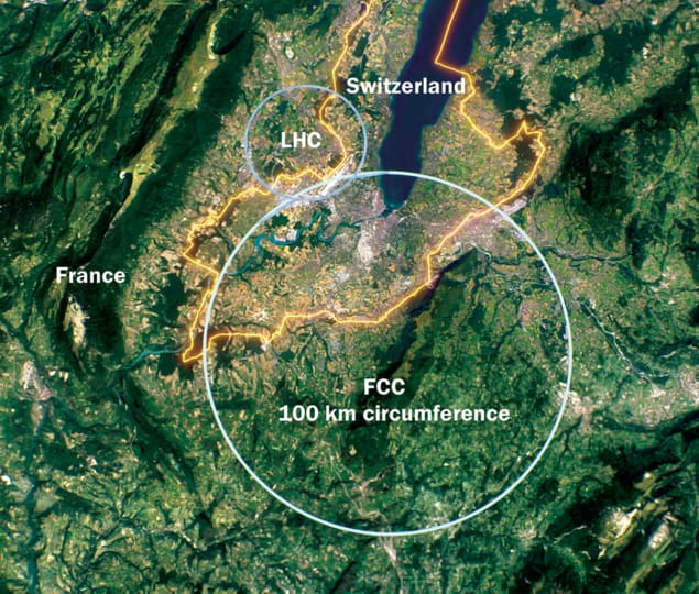CERN's proposed The Future Circular Collider