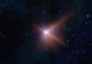 WR140 ภาพ JWST ของวงแหวนฝุ่นที่มีศูนย์กลาง