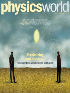 Physics World August 2015 cover