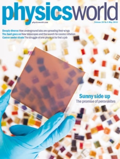 Physics World May 2015 cover