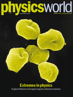 Physics World November 2015 cover