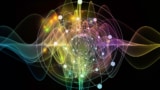 Impressão artística de um qubit quântico