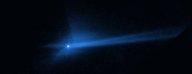 DART impact of Dimorphos