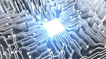 Quantum computing concept illustration