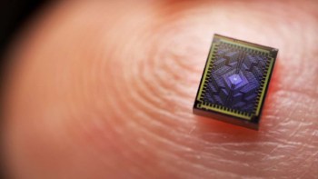 Intel's Tunnel Falls chip on a finger